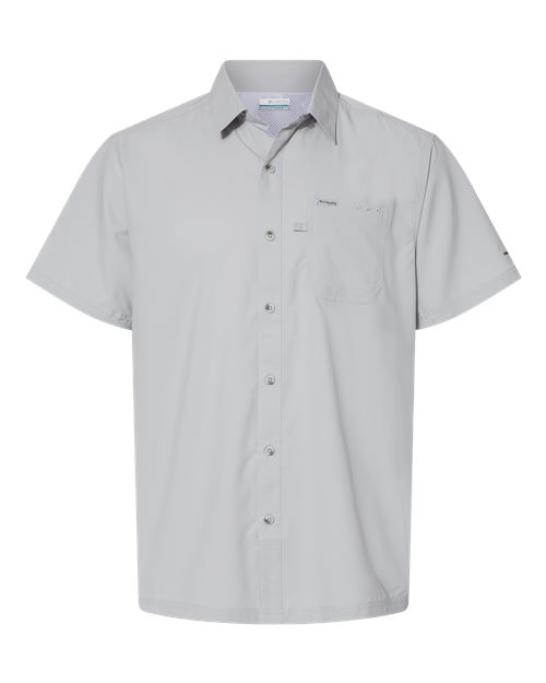 Colombia Men's PFG Slack Tide™ Camp Shirt Cool Grey