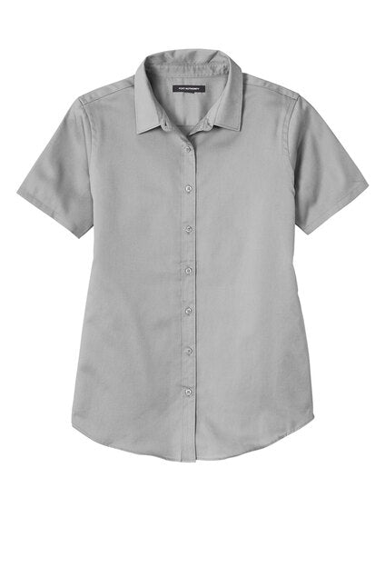 Women's Short Sleeve Button Up