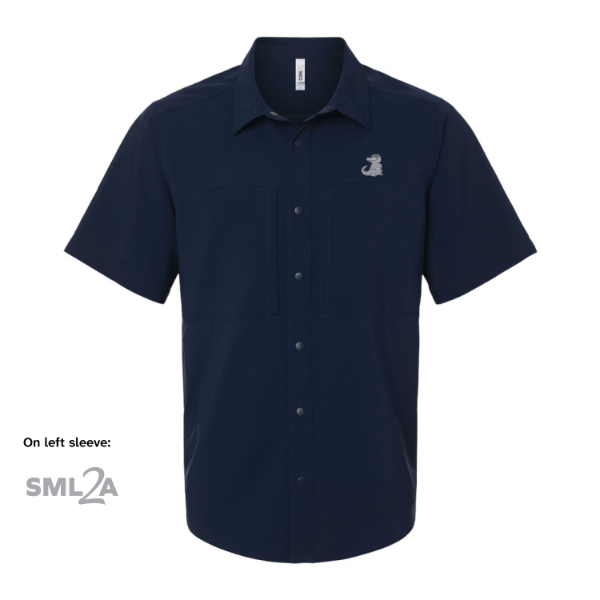 UVP Shoreline Short Sleeve Staff Shirt - Gator & SML2A Embroidery