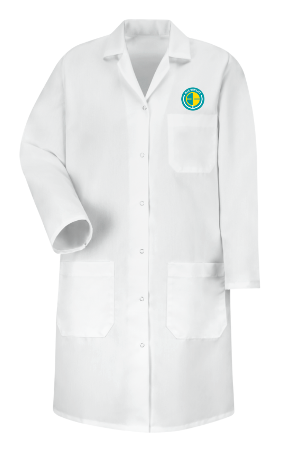 Snap Front Women's Lab Coat