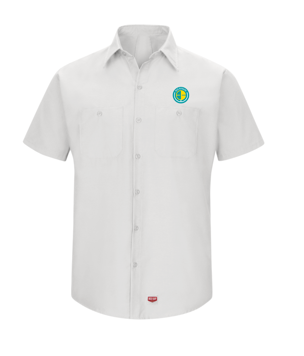 Men's Short Sleeve Button Up w/ Stretch