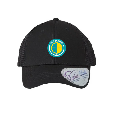 WEB Black Women's Pony Tail Hat