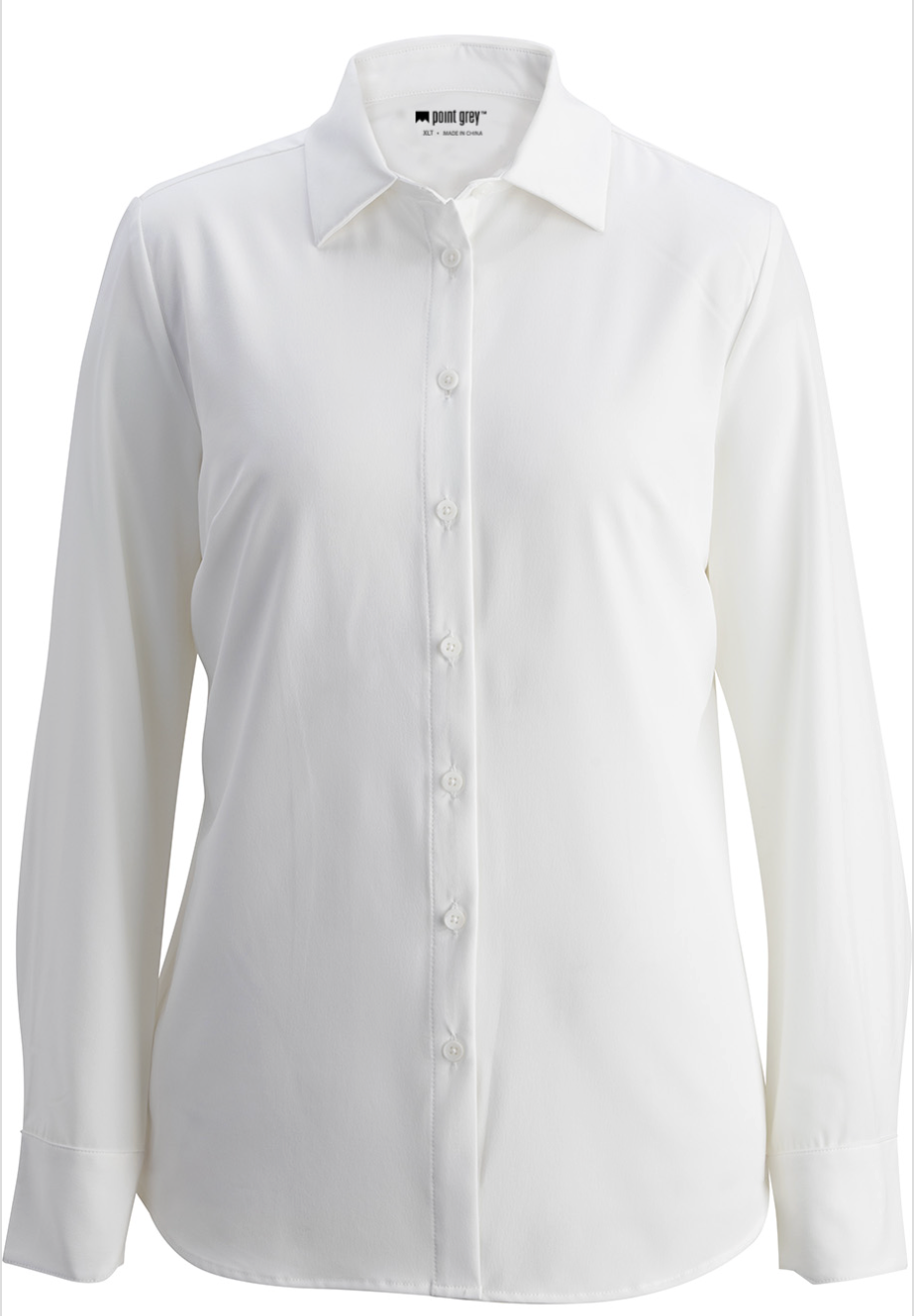 Women's Lightweight Stretch Button Up Shirt