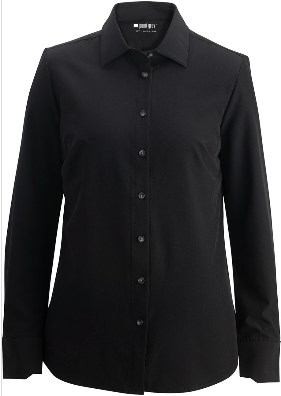 Women's Lightweight Stretch Button Up Shirt