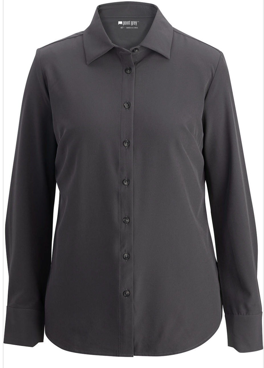 Women's Lightweight Stretch Button Up Shirt