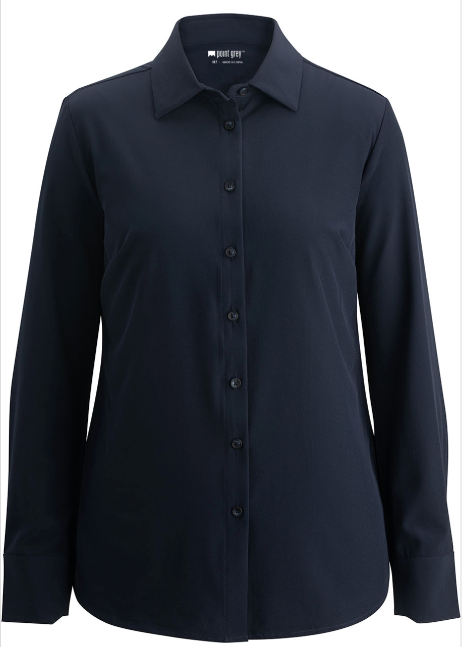 Women's Lightweight Stretch Button Up Shirt