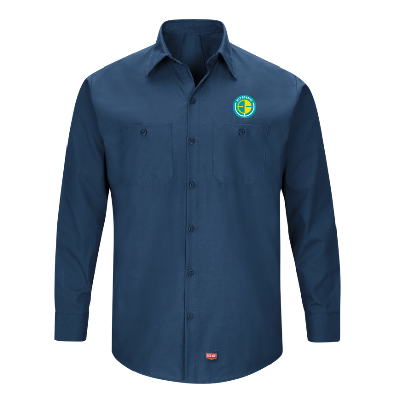 Men's Long Sleeve Work Shirt w/Stretch