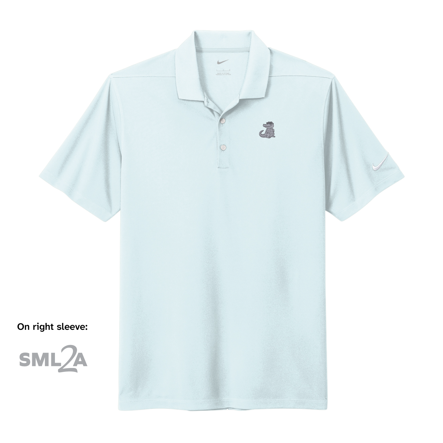 Nike Dri-FIT Micro Pique 2.0 Polo - Gator & SML2A Embroidery