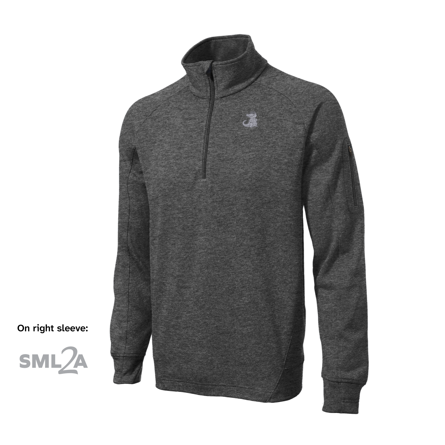 Sport-Tek Fleece 1/4-Zip Pullover - Gator & SML2A Embroidery