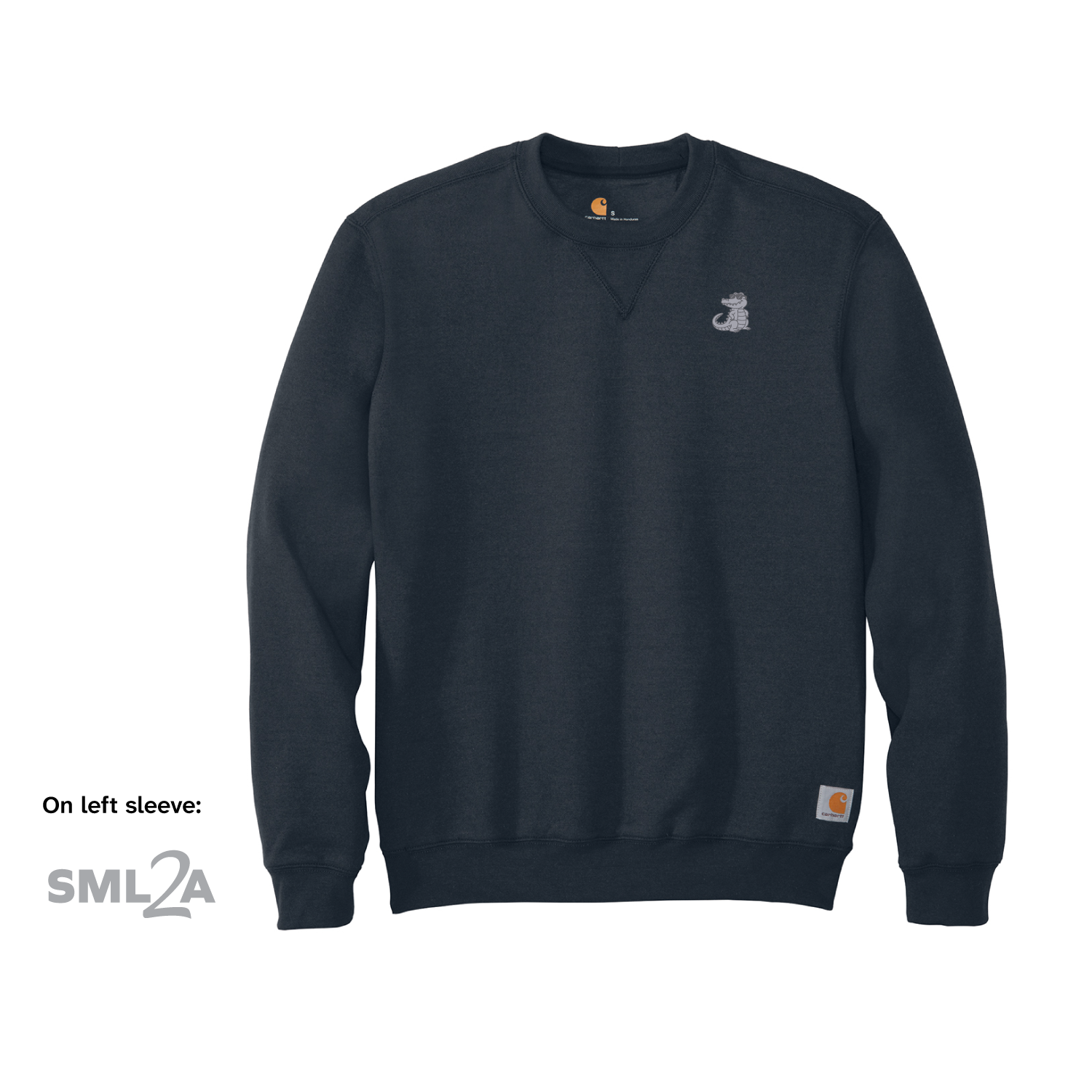 Carhartt® Midweight Crewneck Sweatshirt - Gator & SML2A Embroidery
